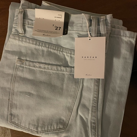 Vici London/ Kancan ultra high rise 90s flare jeans - Picture 7 of 9